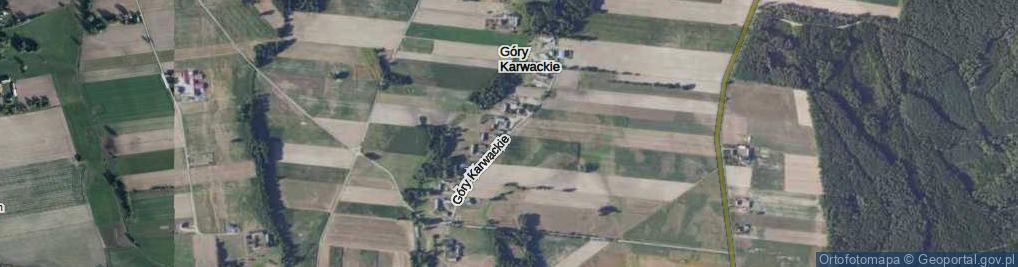 Zdjęcie satelitarne Góry Karwackie ul.